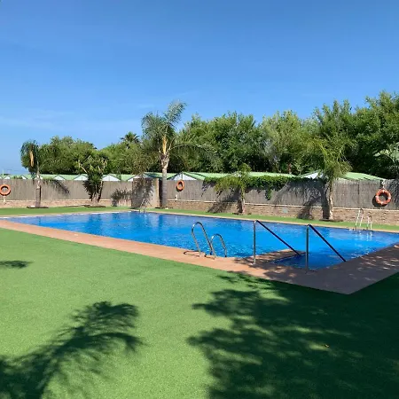 Glamping -bungalows El Faro Campingplatz Conil De La Frontera