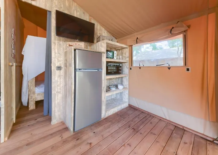 Glamping -bungalows El Faro Campingplatz