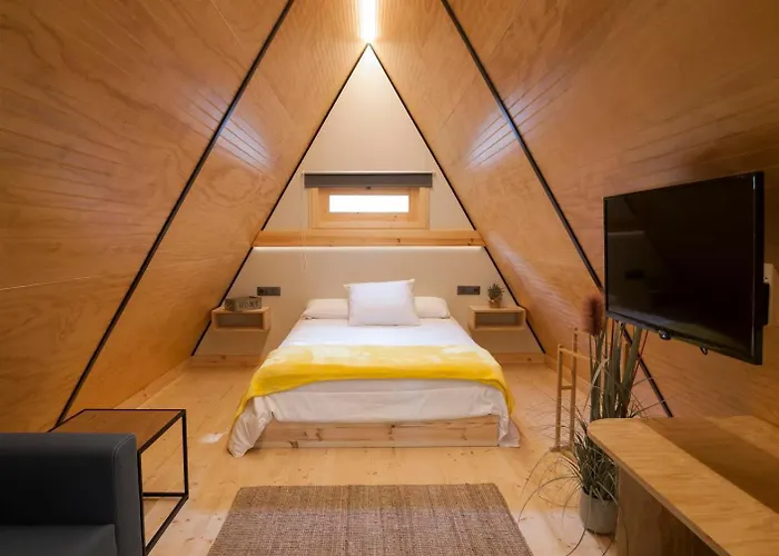 Glamping -bungalows El Faro Campingplatz